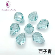 水滴珠5A水晶工厂生产批发K9水晶珠散珠diy饰品直播间爆款包邮