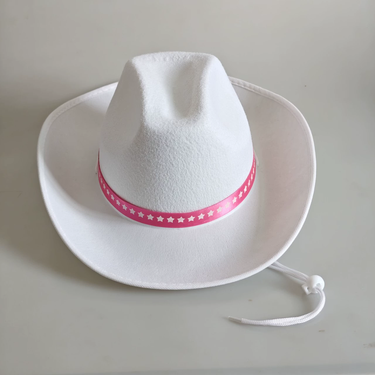 Новая Барби для взрослых белая западная ковбойская шляпа розовая лента пряжка пятиконечная звезда розовая ковбойская шляпа