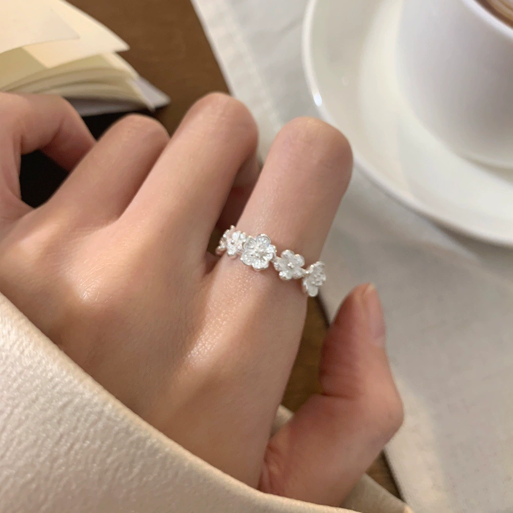 Кольцо Universal JZ серии, серебро 925, регулируемое, ретро летний лёгкий люкс