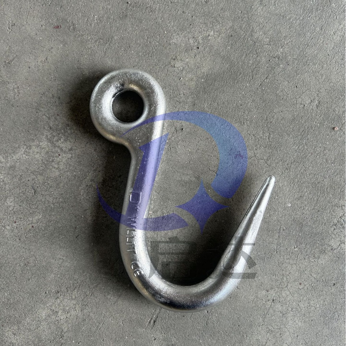 不锈钢钢管钩1T不锈钢起重吊钩环眼钢管钩起重索具吊钩眼型货钩