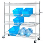 斜面拣货车电商分拣车快递斜兜网货架置物架批发定制快递分拣车