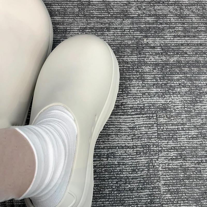 Thick-Soled Height-Increasing Chef Shoes for Women, New Summer Style, Non-Slip Mule Platform Clogs, Ad Putian Pure Original