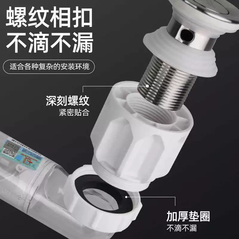 Кабинет подводной лодки, odor-proof канализационная труба туалета, умывальник, слив раковины, трубка подводная, водяные аксессуары