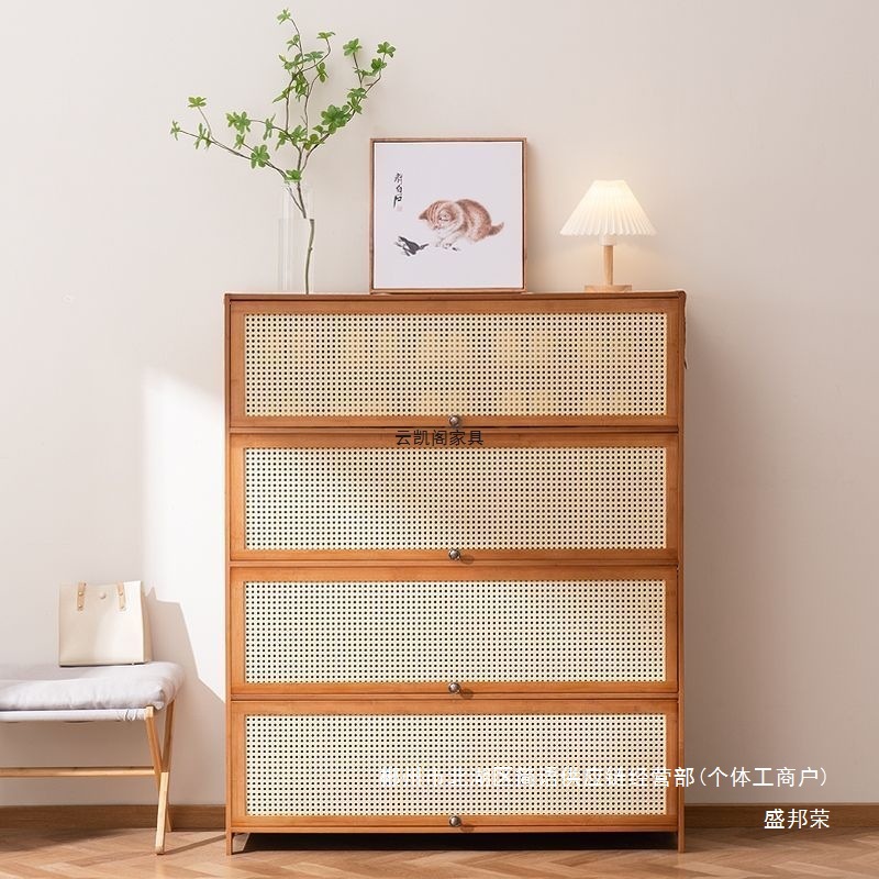 Fábrica directa puerta doméstica almacenamiento interior de gran capacidad ahorrar espacio gabinete de zapatos simple a prueba de polvo dormitorio de alquiler de vivienda