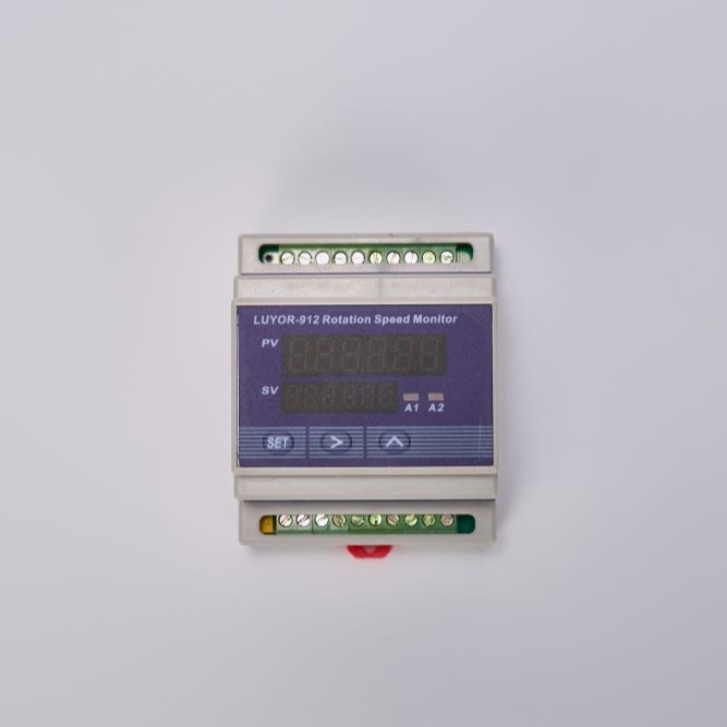 LUYOR-912系列智能转速变送器又叫转速监控器速度转速变送器
