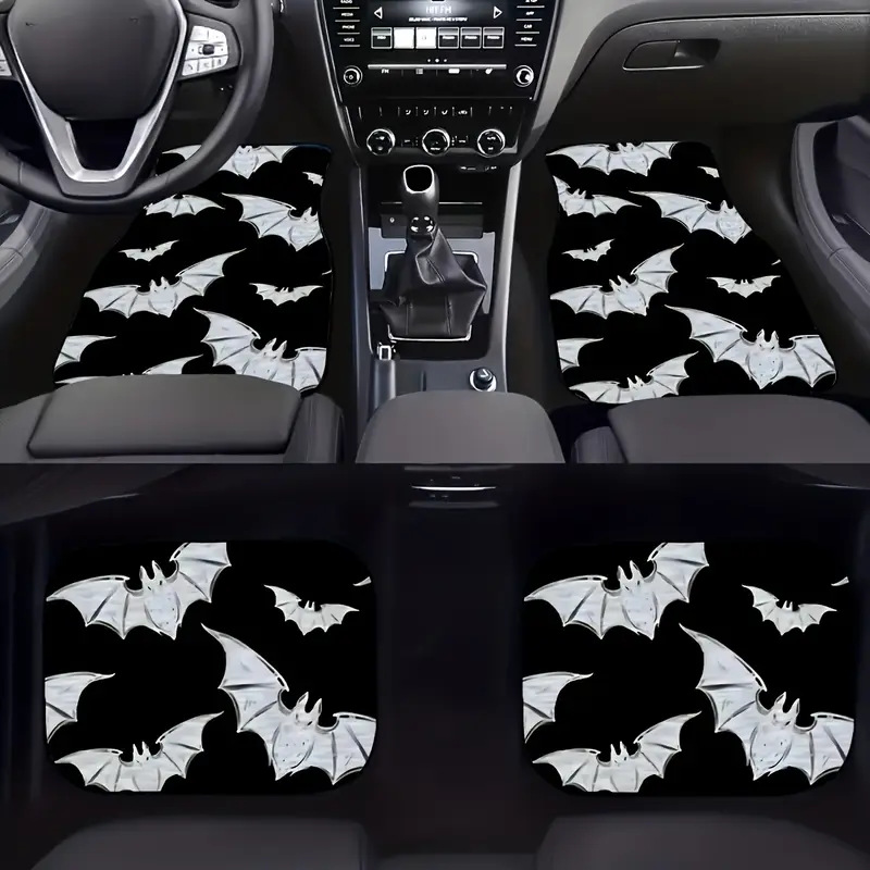 Amazon Temu American Car Floor Mats Four-Piece Set Car Interior Decoration Floor Mats Stain-Resistant Floor Mats Ready for Labeling and Delivery