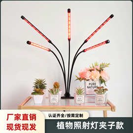 亚马逊美客多led植物灯夹子款落地款可定时帮助植物生长补光灯