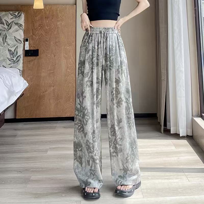 [5 días de preventa] [Pantalones de seda de algodón] Pantalones de pijama de seda de algodón para mujer