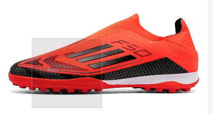 Clavos rotos de naranja negra y rojo