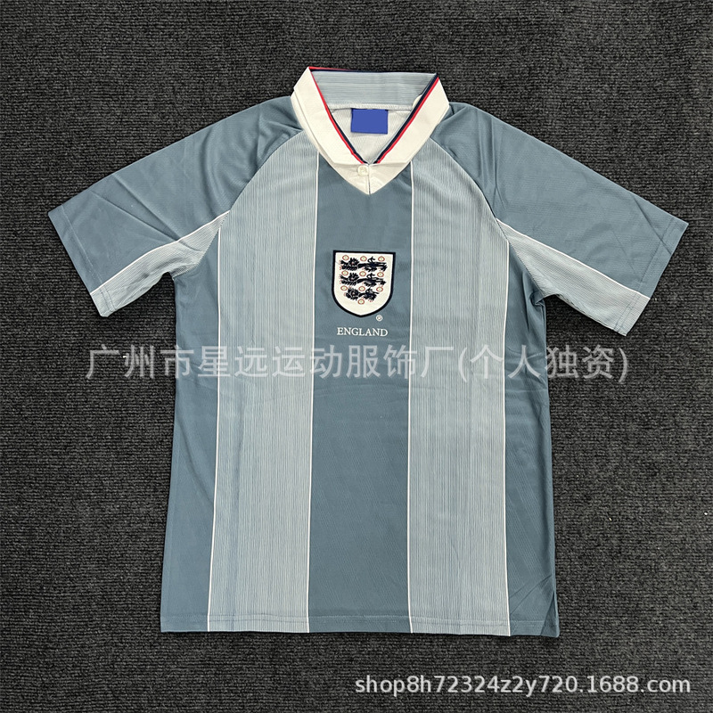 批发retro2006巴西英格兰贝克汉姆阿根廷复古球衣世界杯足球服T恤|undefined