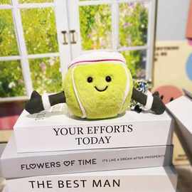 球类运动足球宝贝公仔篮球可爱毛绒玩具橄榄球玩偶乒乓球网球批发