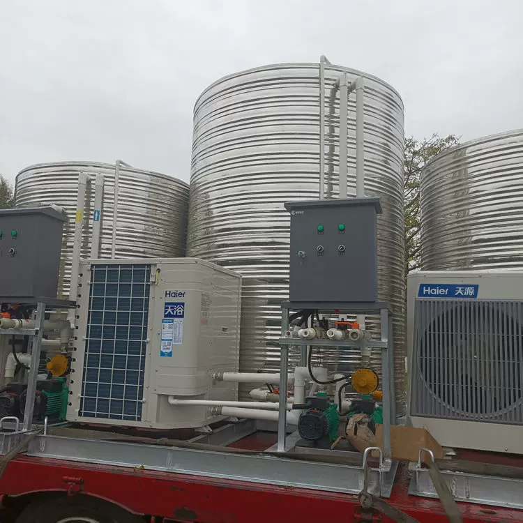 太阳能机组酒店宾馆商用机地冷暖空气热水器海宿舍尔水器宾馆气源