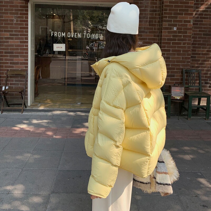 Cloud Puff Cotton Jacket Women's New Winter 2026 Style Versatile and Super Stylish Short Goose Yellow Puffer Jacket Cloud Puff Cotton Jacket Women's New Winter 2026 Style Versatile and Super Stylish Short Goose Yellow Puffer Jacket