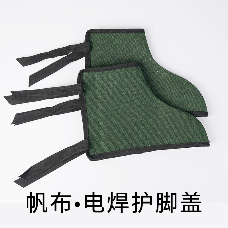 cubierta de protector de pies de soldadura eléctrica resistente a quemar todo el pie resistente a chispas escoria de soldadura protector de piernas de soldadura especial para soldador de corte y pulido