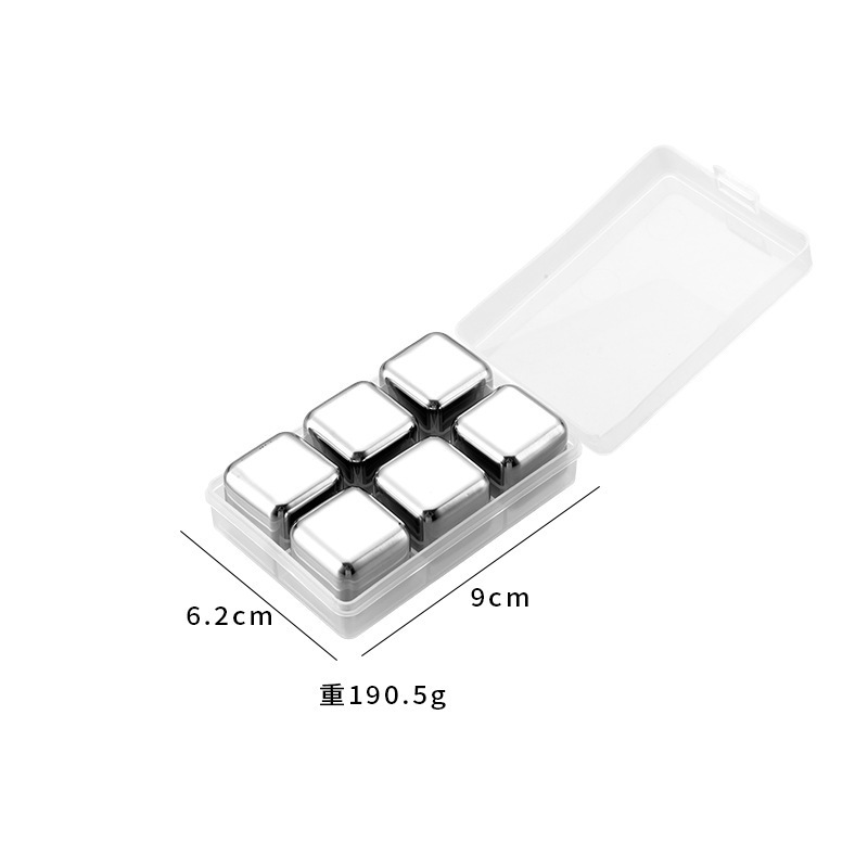 304 ステンレス鋼アイスキューブ食品グレード金属急速冷凍ビール家庭用アイスキューブサイクルアイストルサートウイスキーアイス|undefined