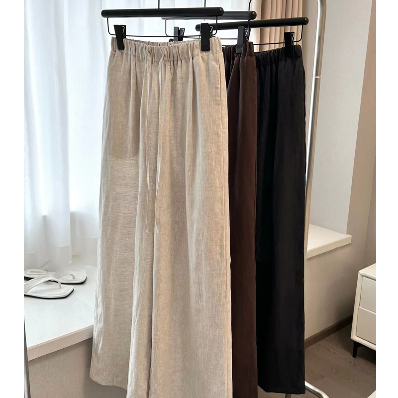Tencel Linen Yamamoto Pants Wide Leg Pants Women's Summer All-match Lazy Japanese Style Casual Drape Pants Cotton Linen Pants Tencel Linen Yamamoto Pants Wide Leg Pants Women's Summer All-match Lazy Japanese Style Casual Drape Pants Cotton Linen Pants