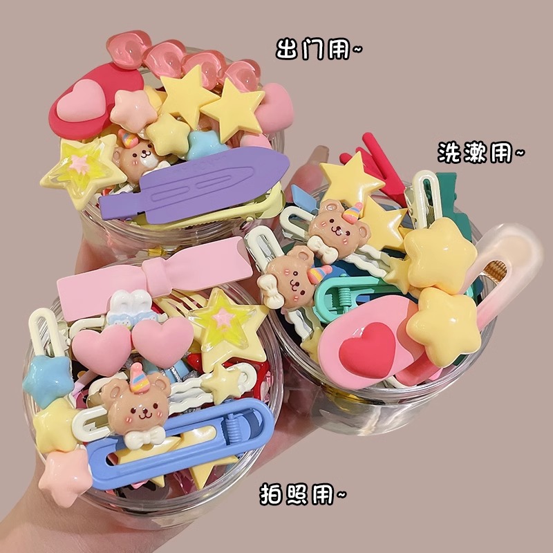 Dopamina adorable clip de cabello para mujeres 2025 nuevo clip lateral de alta gama clip lateral frisa clip de cabello clip de cabello tocado