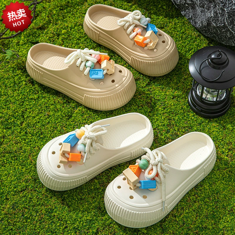 2024 новые ПВХ пещерные туфли милые модные летние фекалии