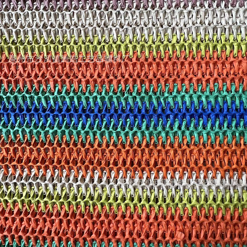 莱州宝科纸布草帽纸草布拉拉草布单丝环保工艺布草编包辅料