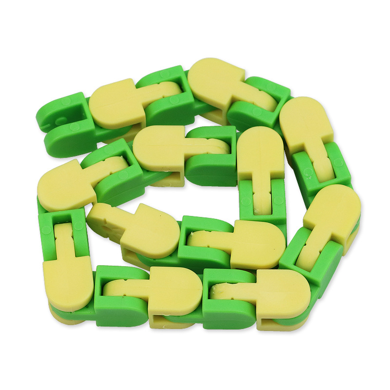 Productos transfronterizos de 24 secciones de la cadena de la pista de la bicicleta de 24 secciones de la cadena de la pista de la bicicleta