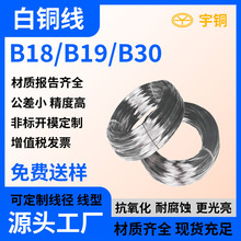 优质C7701白铜线 易车高镍白铜棒 B18 B25 B30镍白铜棒
