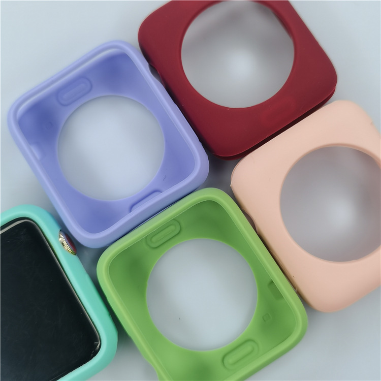 For Mac Apple watch Iwatch Full range silica gel smart cover Shell silica gel Fall Protective shell