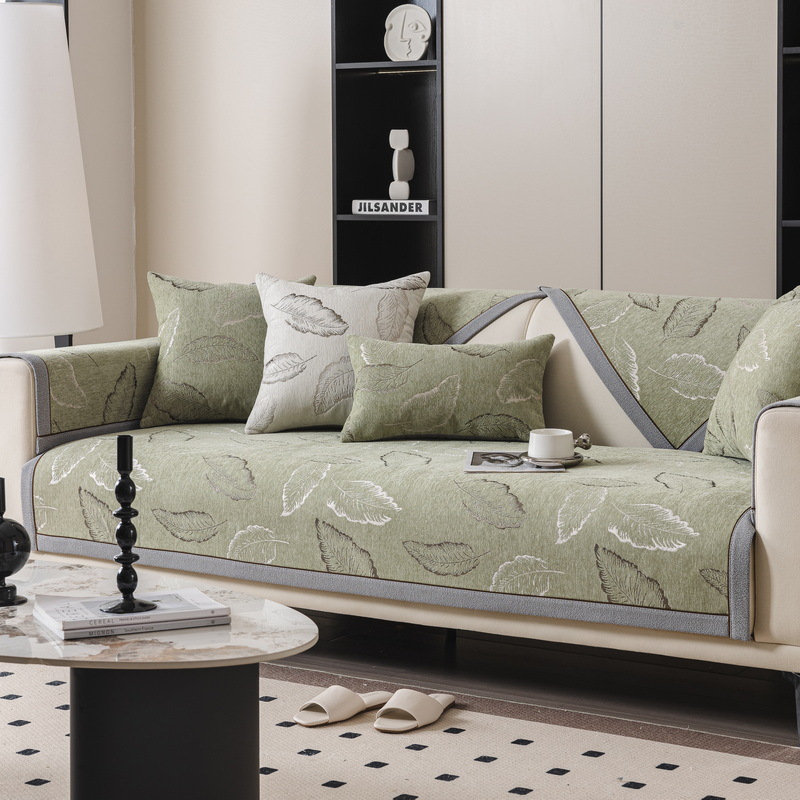轻奢高级感沙发坐垫子2024新款四季通用皮沙发专用套罩防滑盖布巾