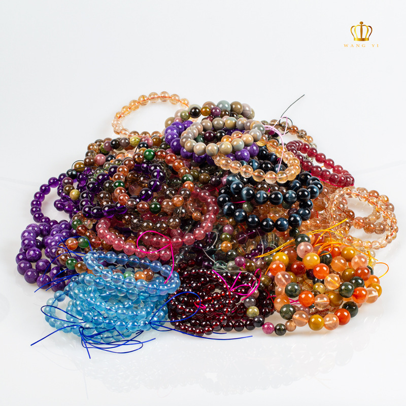 Wangyi Jewelry Live Broadcast Exclusive Natural Strawberry Quartz Garnet Amethyst Tourmaline Bracelet Pendant Wangyi Jewelry Live Broadcast Exclusive Natural Strawberry Quartz Garnet Amethyst Tourmaline Bracelet Pendant