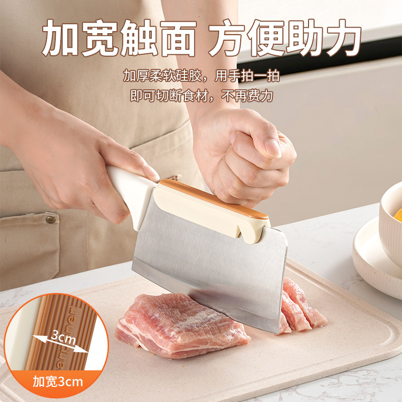 Auxiliar de Corte para Cuchillo de Cocina de Plástico PP, Multifuncional y Ahorro de Esfuerzo para Cocina