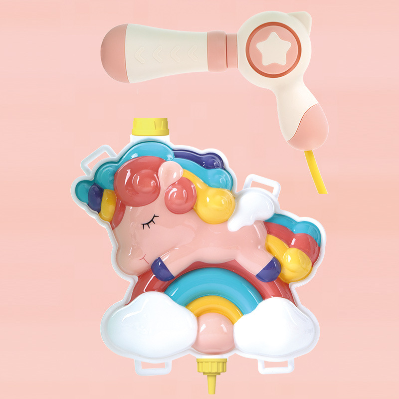 Mochila de agua de verano pistola de agua juguete infantil jardín de infantes lucha de agua gran capacidad puesto de pistola de agua extraíble