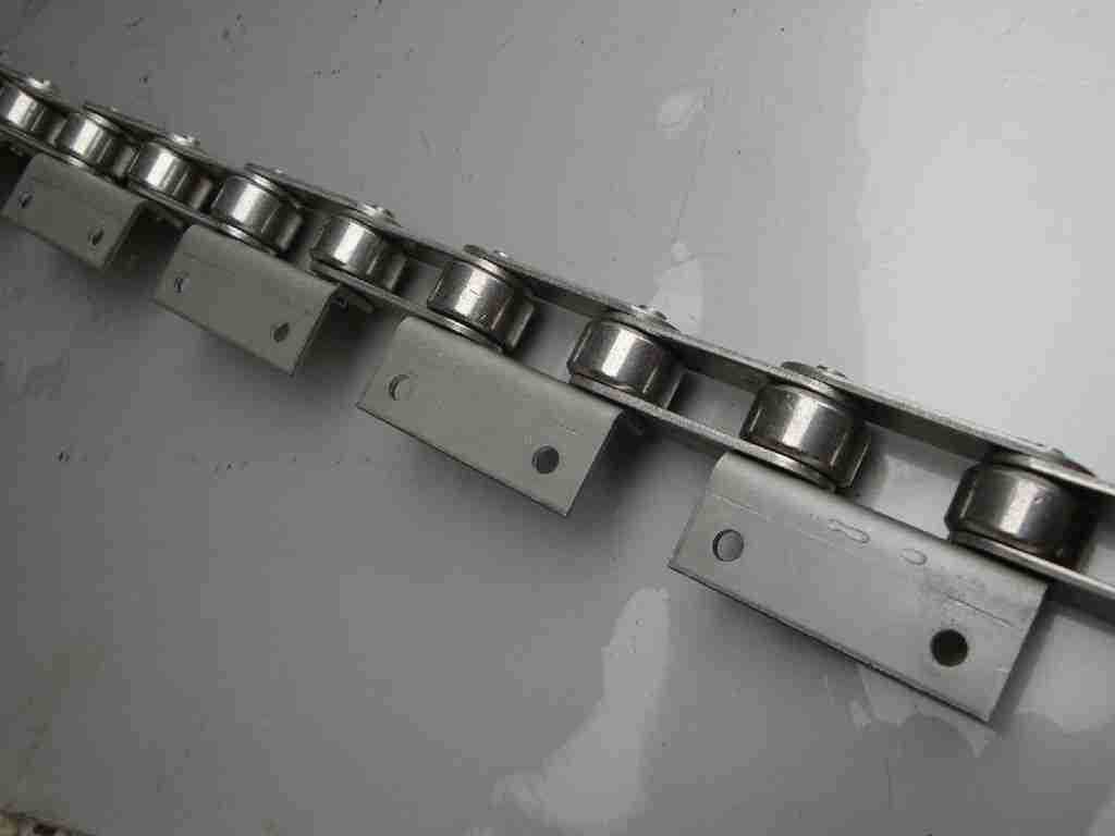 刮板机链条大节距工业链条P100 125 160板式输送链 弯板重型链条