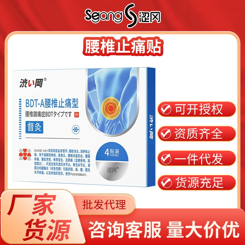 Ganggang прижигание поясничного отдела позвоночника обезболивающее пластырь наклейки с точками акупунктуры
