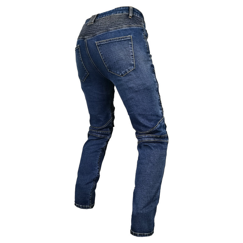2022 nuevos pantalones vaqueros de la motocicleta de los hombres y de las mujeres Kevlar retro de pasajeros pantalones de montar Four Seasons motocicleta pantalones anti-caída