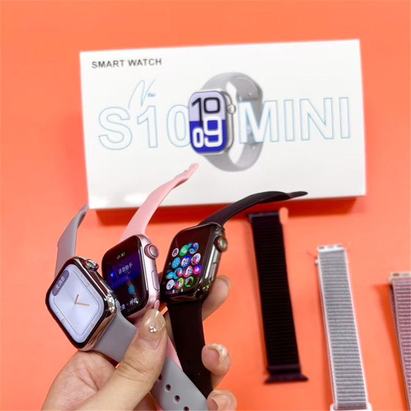 Huaqiangbei S10 Smart Watch S10Mini Bluetooth Call Amoled Watch Smart Island Compass Dual Payment