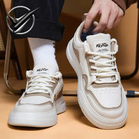 《会员特价》高品质学生板鞋2025春季休闲男鞋运动鞋厚底低帮鞋