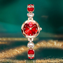 ZIDO品牌高级时尚简约轻奢水晶镶钻防水氛围感圆形1410女士腕表