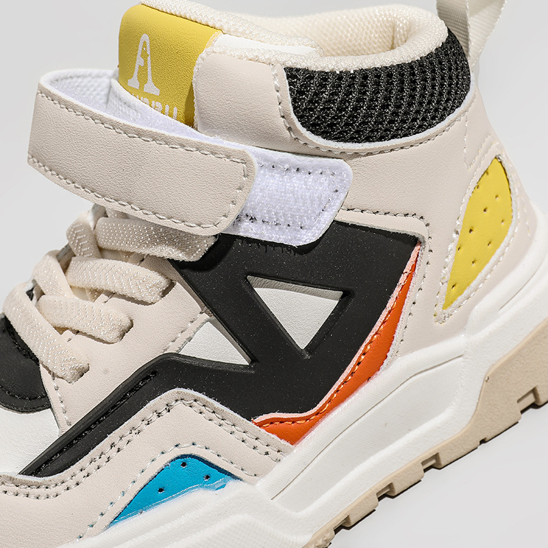 Sneakers Spring and Autumn High Top Velcro Sneakers_voghion.com