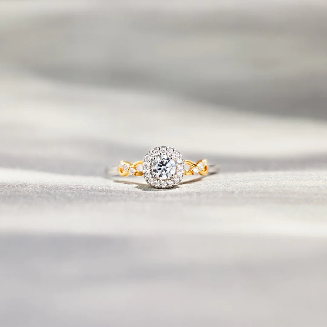925 Sterling Silver Material 925 Sterling Silver Zircon Geometric Rings 925 Sterling Silver Rings