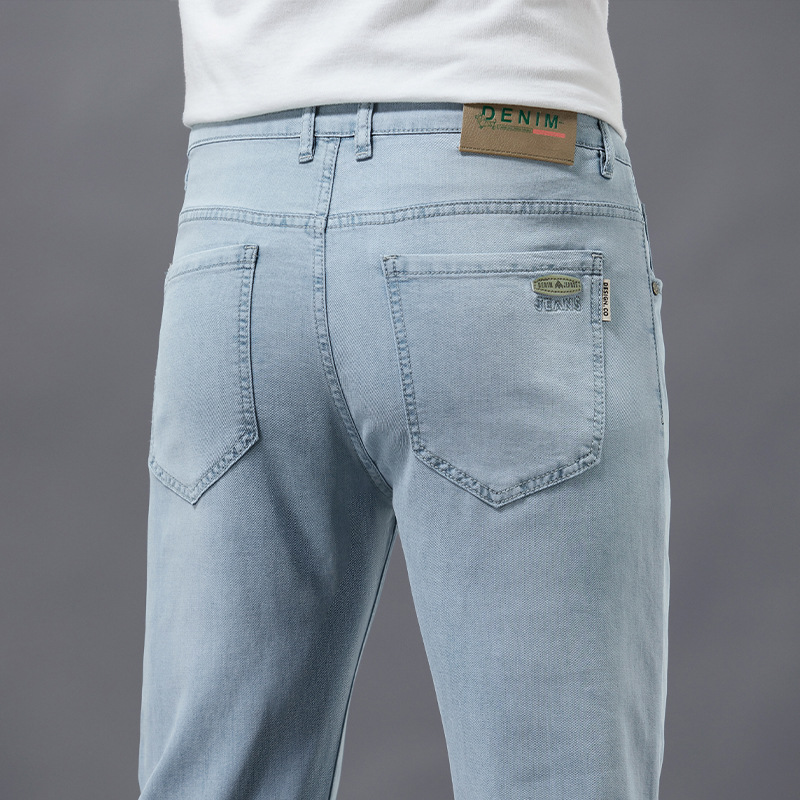 Autumn New Style Men's Luxury Jeans, High-End Style, 2026 New Loose Straight Leg Casual Pants