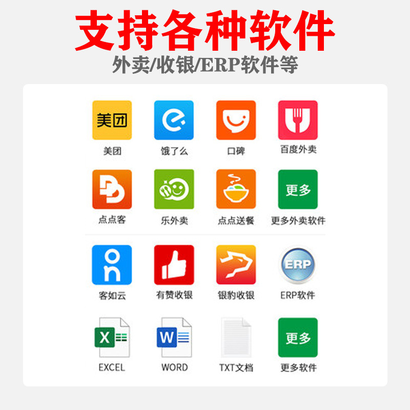 Jiabo GPL80180I impresora térmica cocina trasera comida para llevar Wi-Fi puerto de red cocina de hotel 80mm de ancho