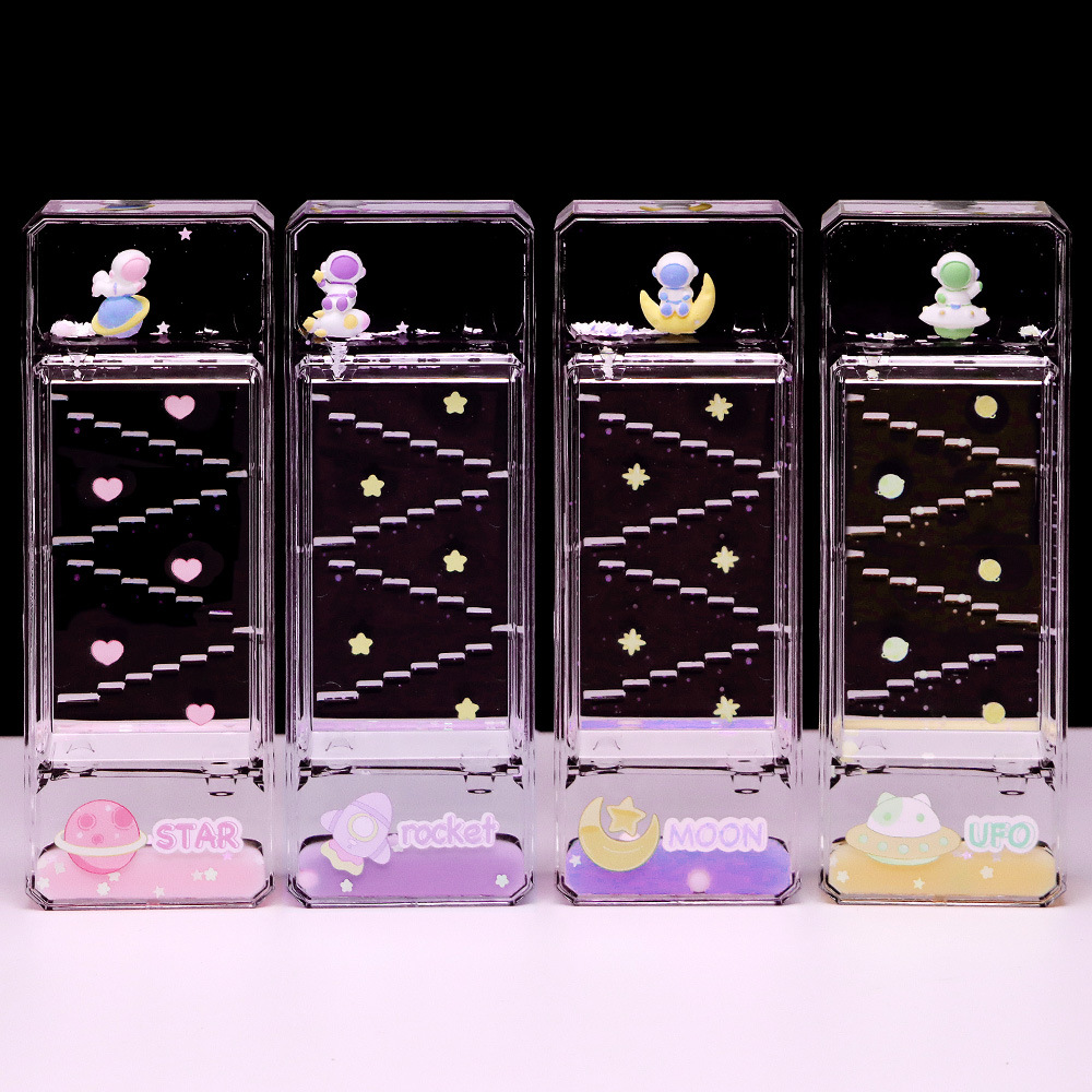 흐릿한 행성 - 슬라이드 오일 방울 [색상 랜덤]