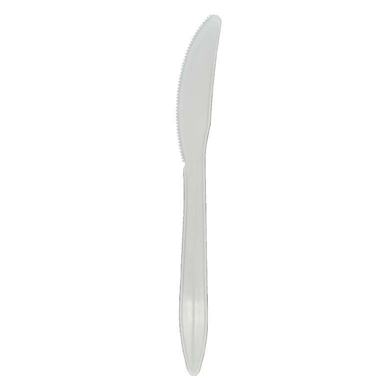 Cuchillo y tenedor degradable de 6 pulgadas para 50 restaurantes cubiertos ecológicos desechables