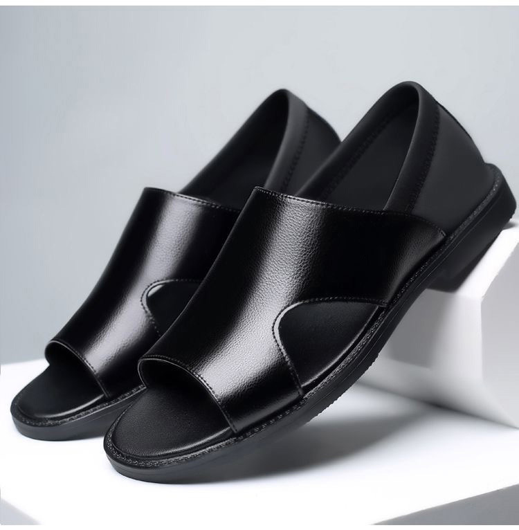 Men's Lightweight Flat Outdoor Sandals - Comfortable Beach Slippers_voghion.com