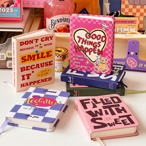 American retro pocket notebook student notebook small high-value mini portable notepad