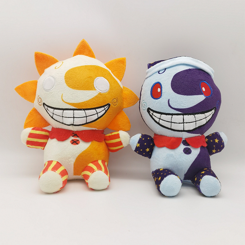 跨境新品Sundrop FNAF最终BOSS小丑公仔太阳玩偶卡通毛绒玩具