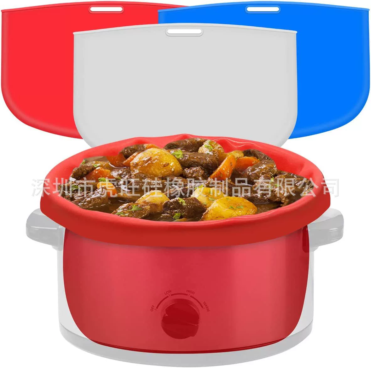 Медленная плита приготовления силиконовый вкладыш мешок многоразовые герметичные высокая термостойкость медленный плита силиконовые отделены вкладыш мешок