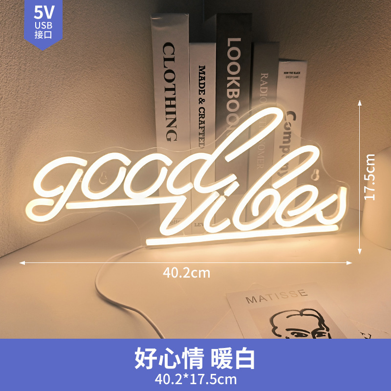 发光字母灯牌定制跨境亚克力led霓虹灯广告牌店铺创意装饰氛围灯|undefined