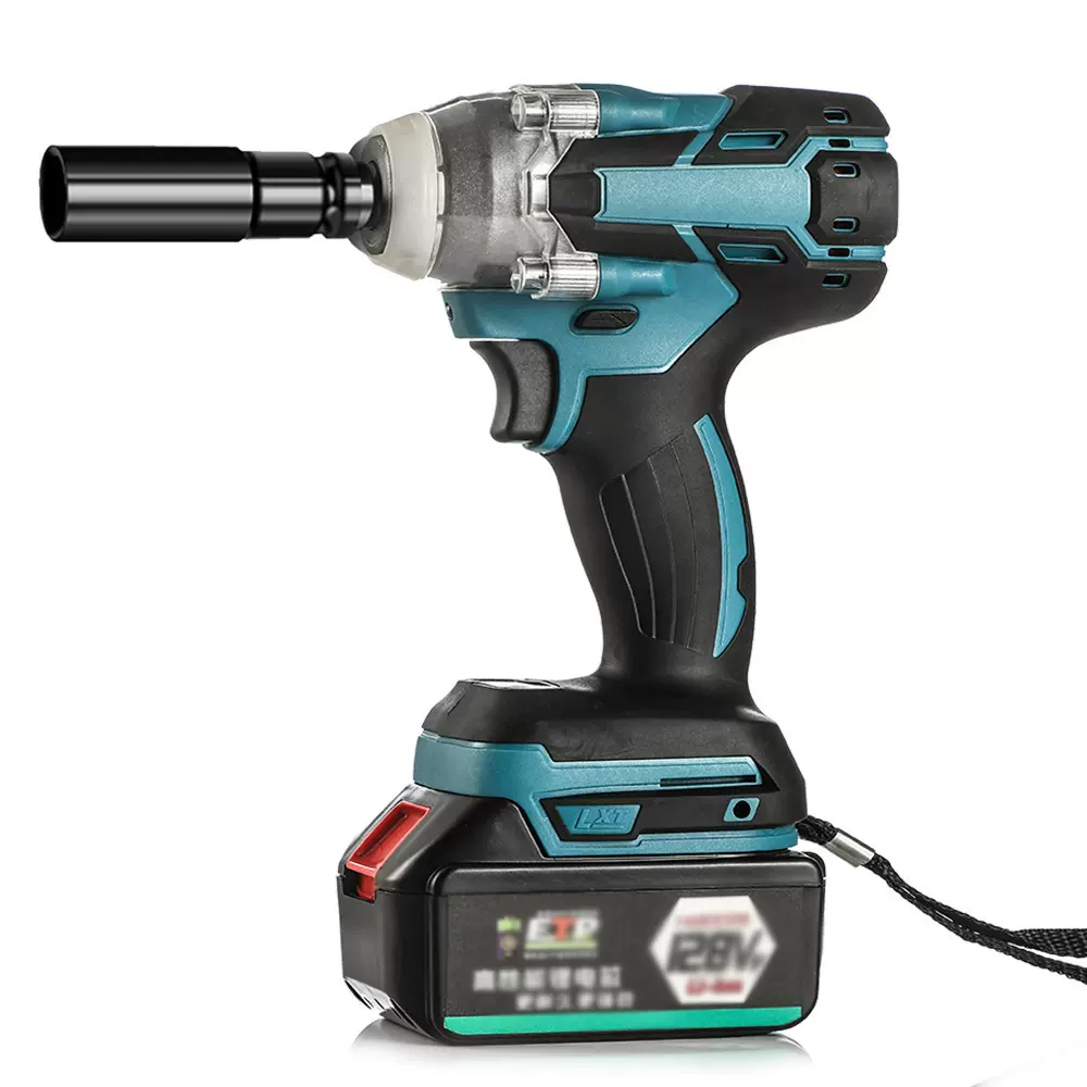 厂家批发 锂电无刷扳手电动充电大扭力扳手螺丝批冲击起子机