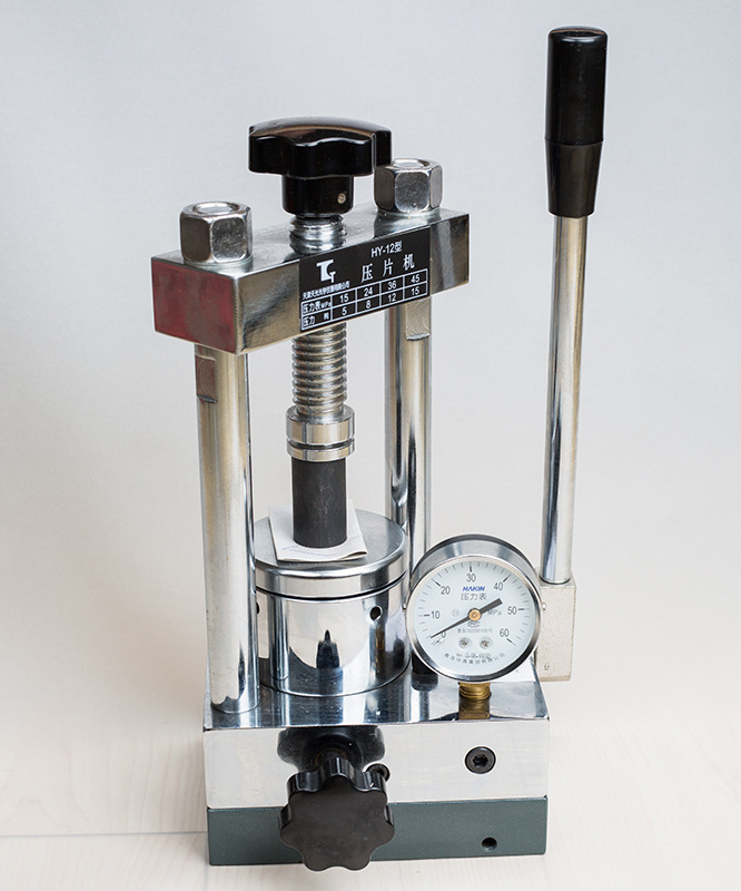 【天津光学】24吨BY24标准压片机 粉末 红外压片机模具 15吨HY-12
