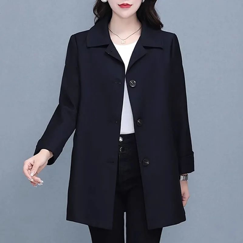 风衣女小个子2025春秋新款宽松外套休闲显瘦上衣潮|undefined